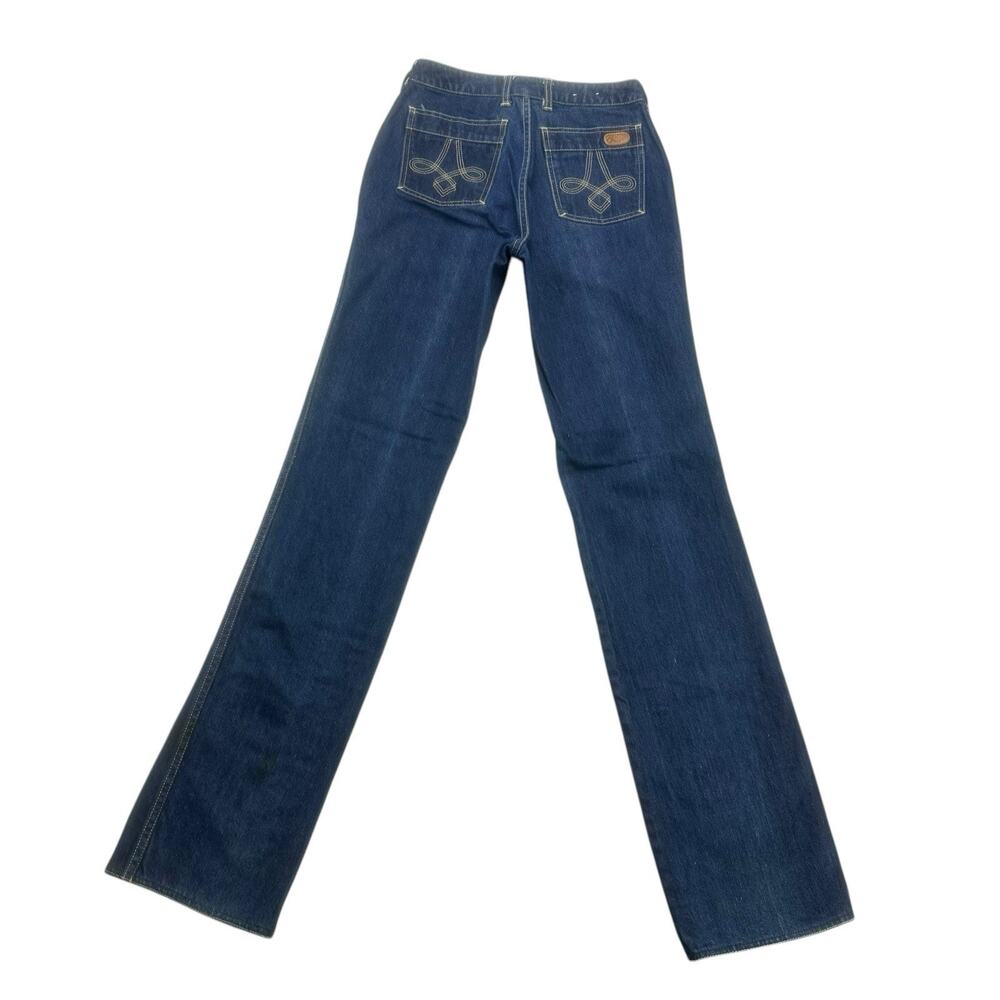 Vintage Jesse Jeans Womens 9 / 10 X 36 Blue Denim High Rise Straight Leg